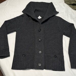 J. Crew Charcoal Gray Women's Cardigan